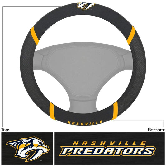  Nashville Predators Steering Wheel Cover Faux Suede Mesh -  ToylandEU™