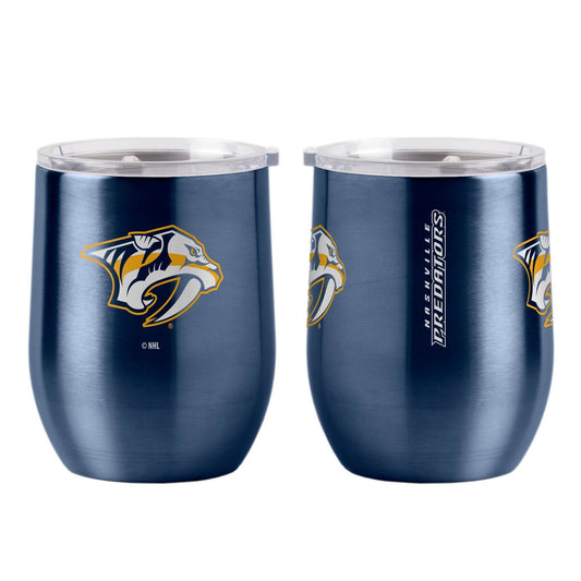 Nashville Predators Travel Tumbler 16oz Stainless Curved - ToylandEU