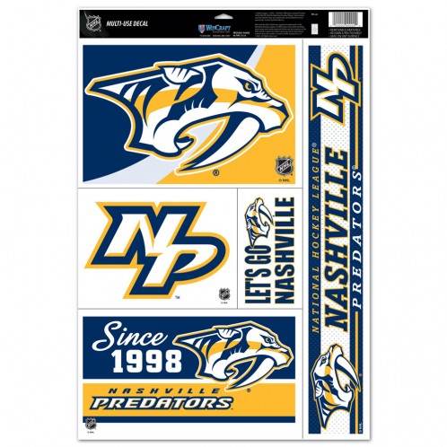 Nashville Predators Ultra Decal 11x17 Licensed Special Order - ToylandEU