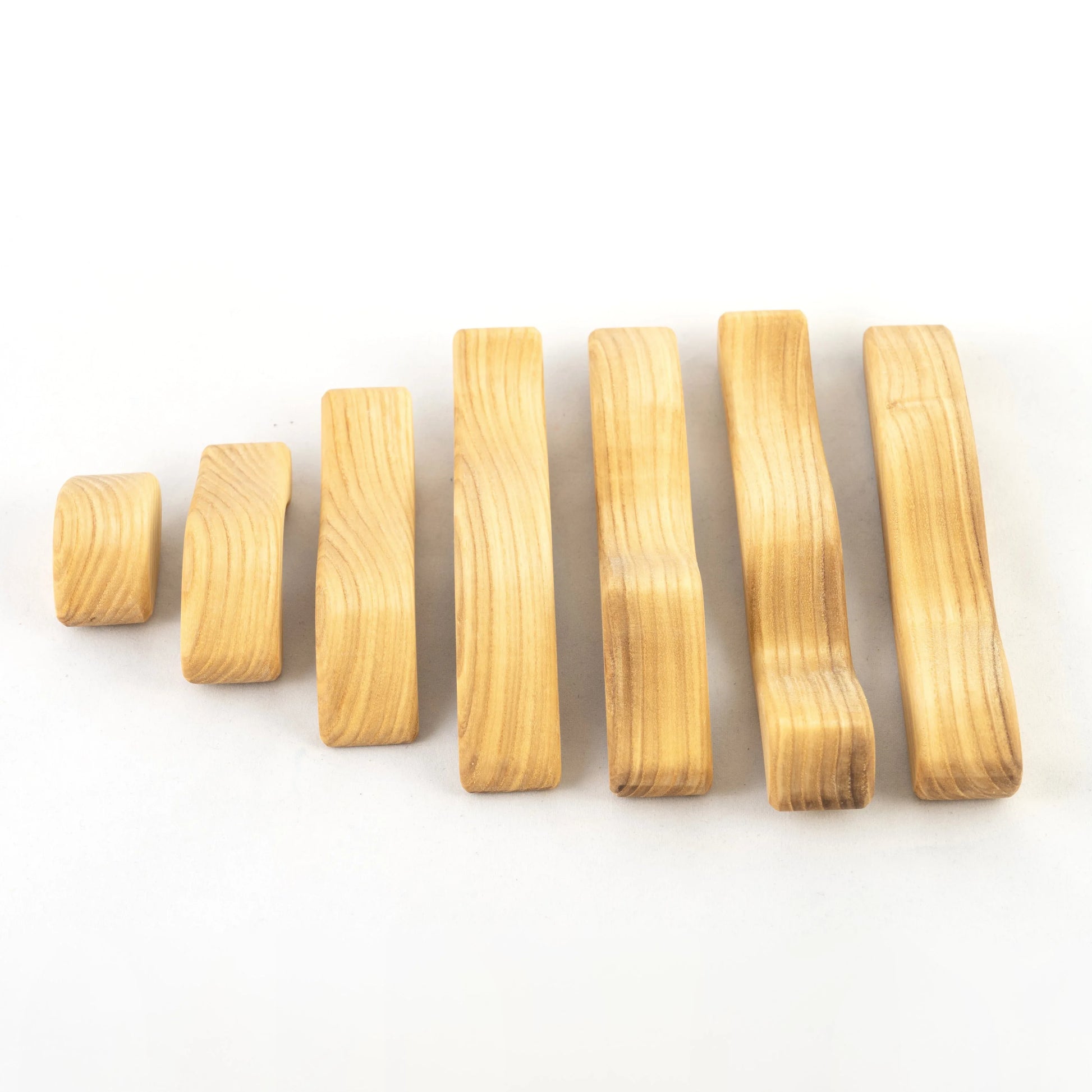 Natural Waves Wooden Sculptural Blocks Stacker for Open Ended Play - ToylandEU