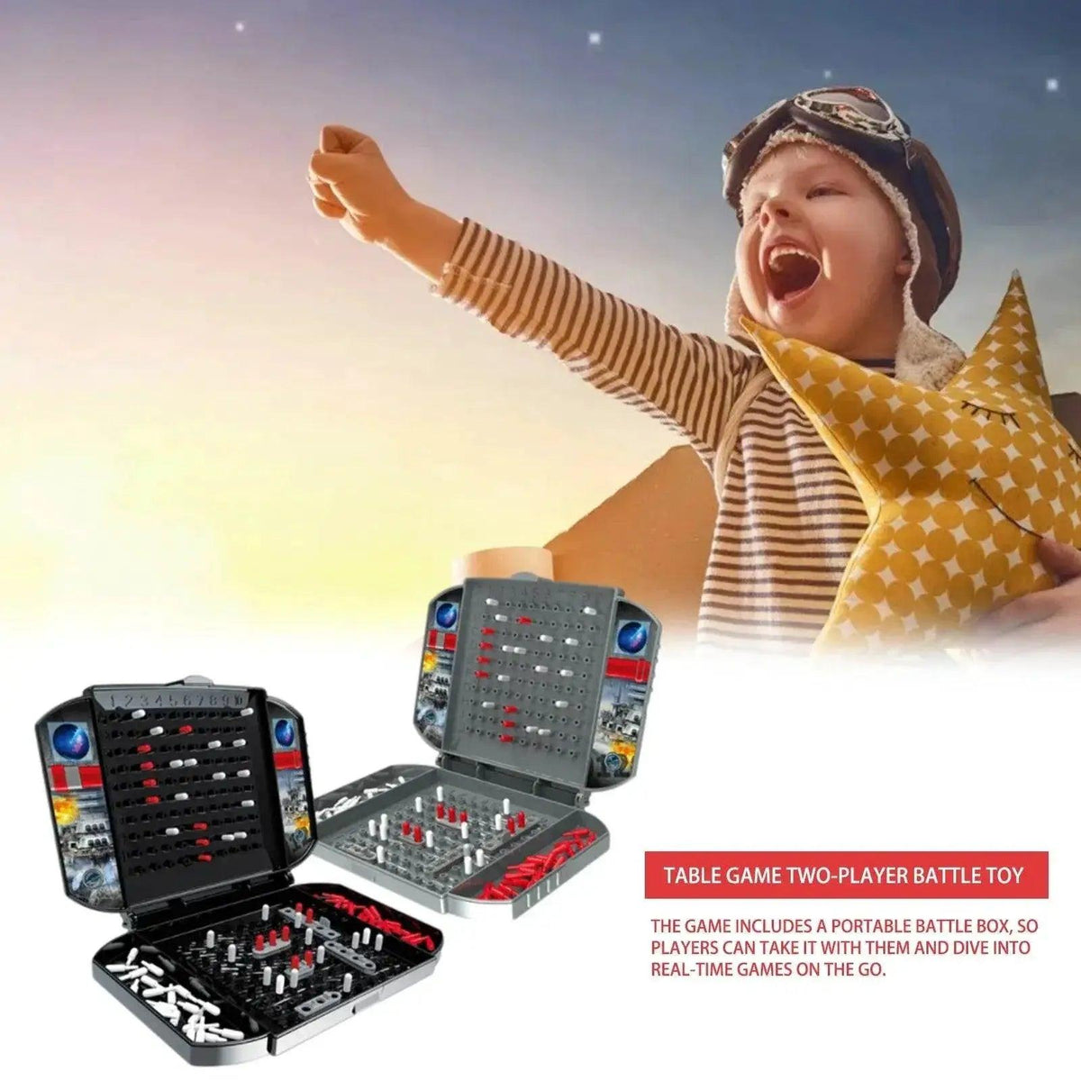  Classic Naval Warfare Board Game - Sea Battle Strategy Game for Kids and Family Fun -  ToylandEU™