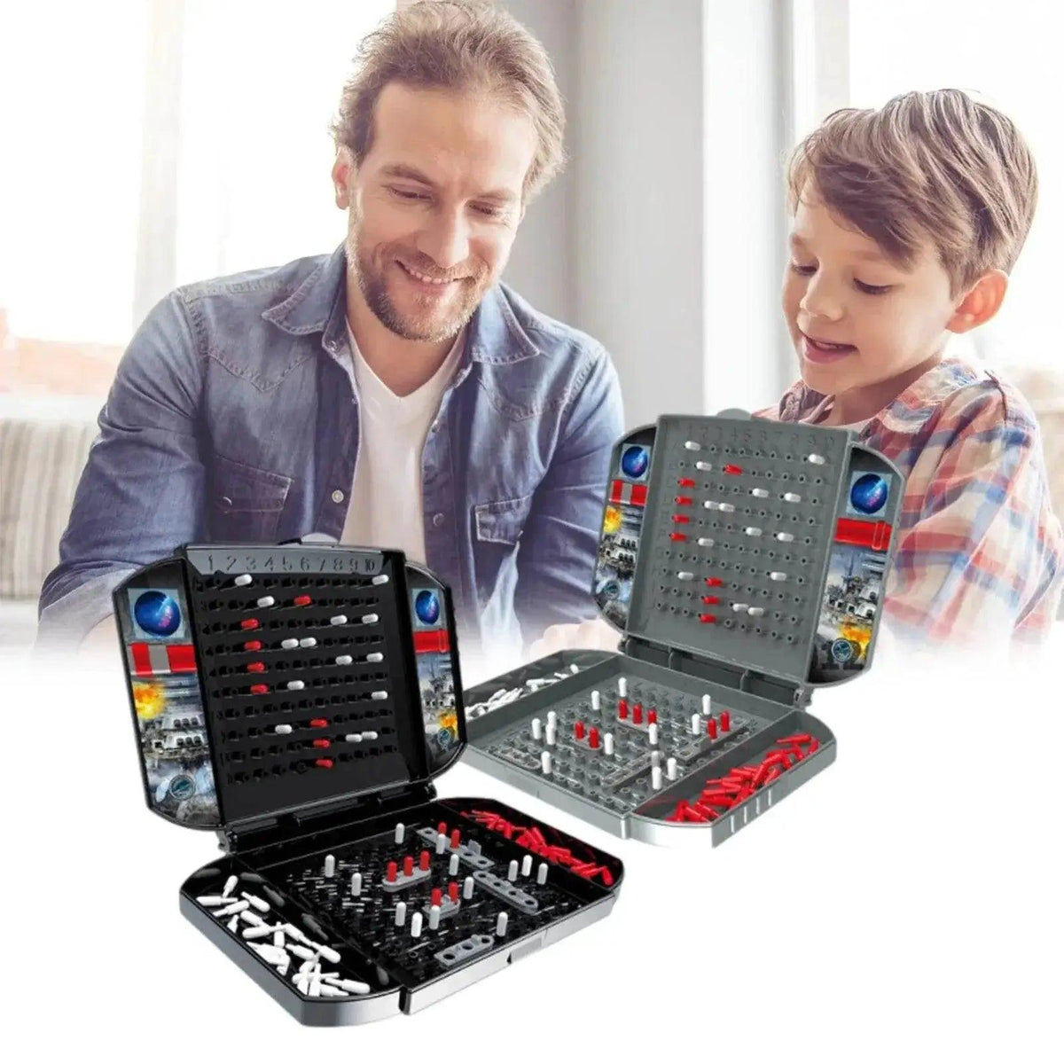  Classic Naval Warfare Board Game - Sea Battle Strategy Game for Kids and Family Fun -  ToylandEU™