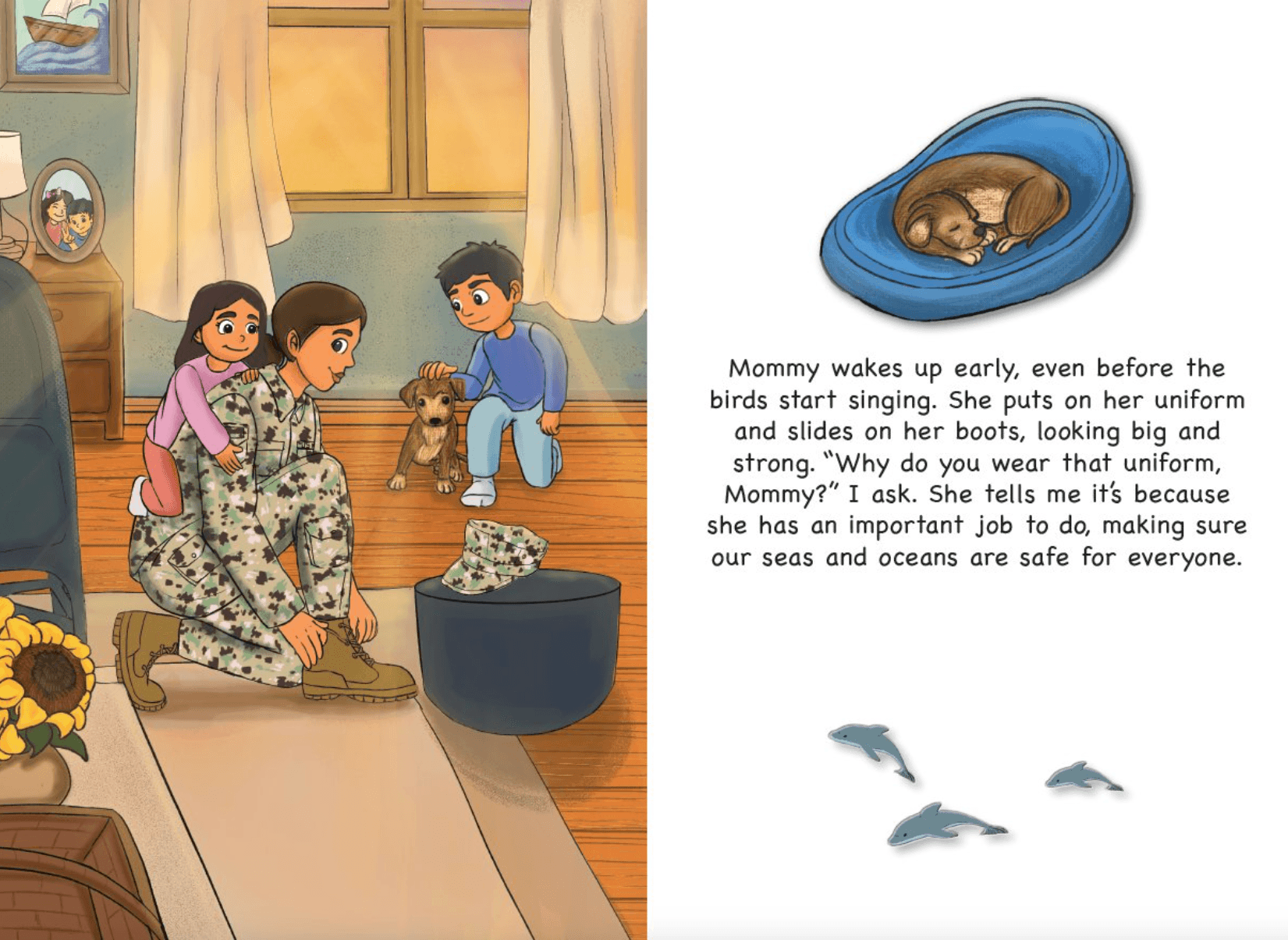  Navy Children Book My Mommy My Sailor Heartwarming Tale 