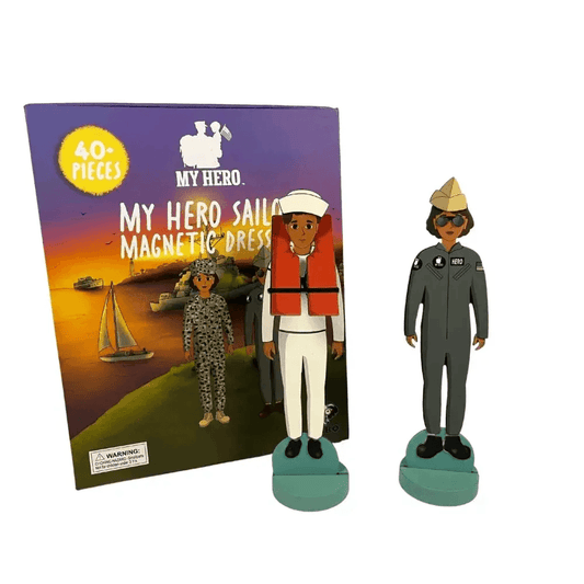 Navy Sailor Doll Set Magnetic Playtime Adventure -  ToylandEU™