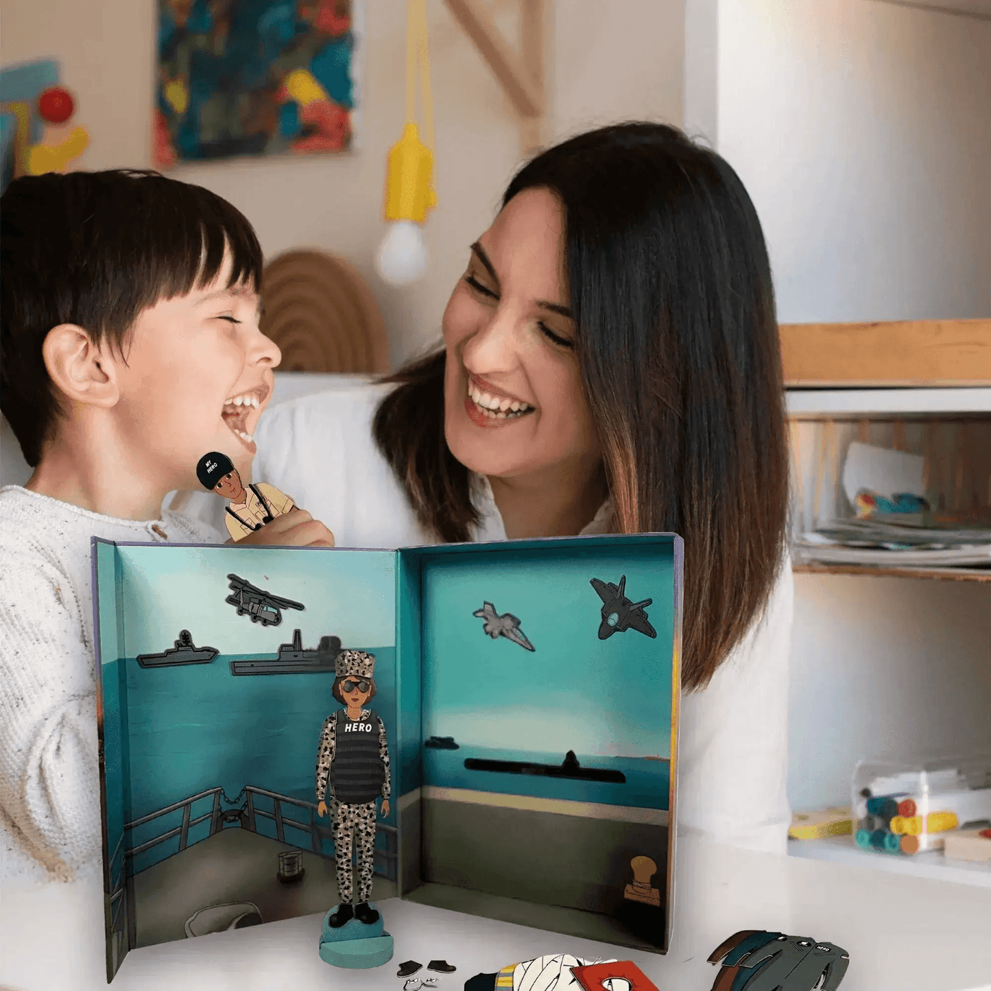  Navy Sailor Doll Set Magnetic Playtime Adventure -  ToylandEU™