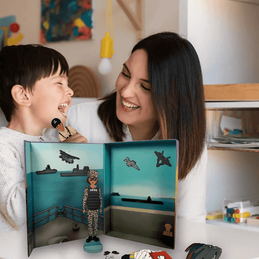  Navy Sailor Doll Set Magnetic Playtime Adventure -  ToylandEU™