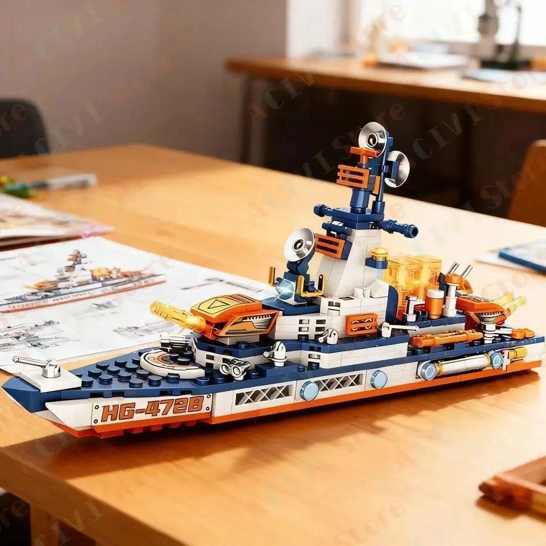  Navy Warship Lego Compatible Building Blocks Set Elite -  ToylandEU™