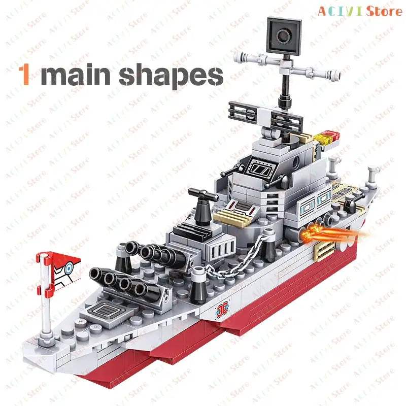  Navy Warship Lego Compatible Building Blocks Set Elite -  ToylandEU™