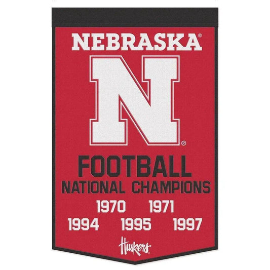  Nebraska Cornhuskers Banner Wool 24x38 Dynasty Champ Design -  ToylandEU™