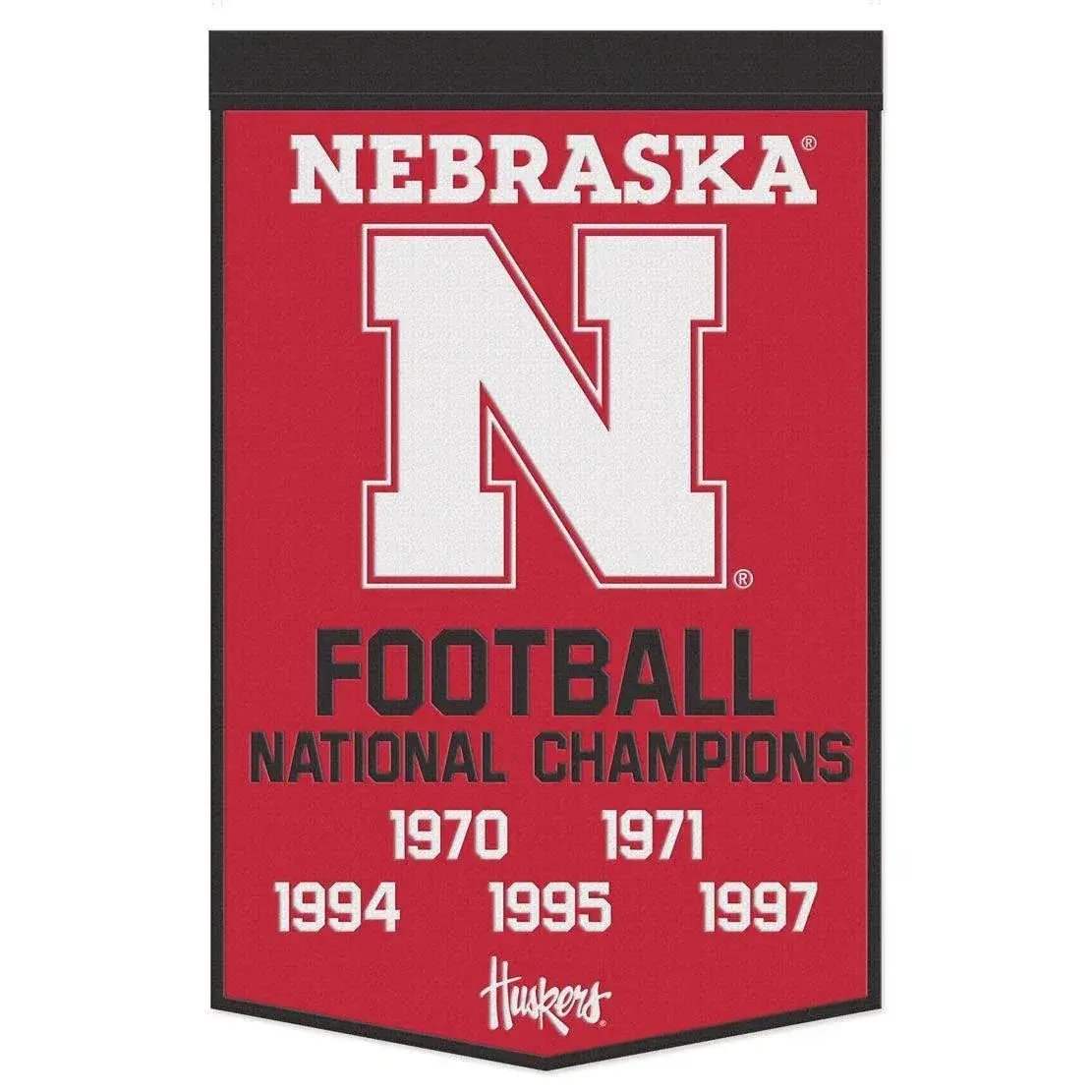  Nebraska Cornhuskers Banner Wool 24x38 Dynasty Champ Design -  ToylandEU™