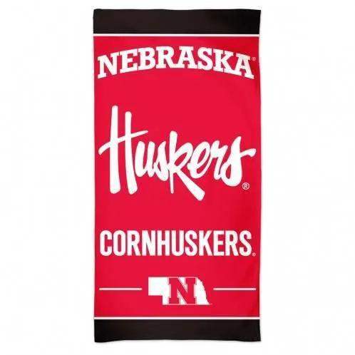 Nebraska Cornhuskers Beach Towel 30x60 Velour Front - ToylandEU