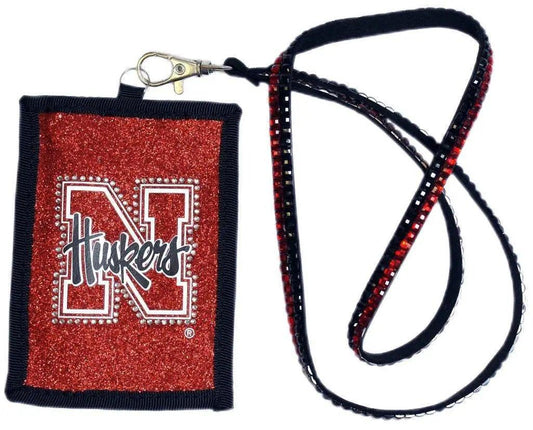 Nebraska Cornhuskers Beaded Lanyard Wallet ID Case Gear -  ToylandEU™