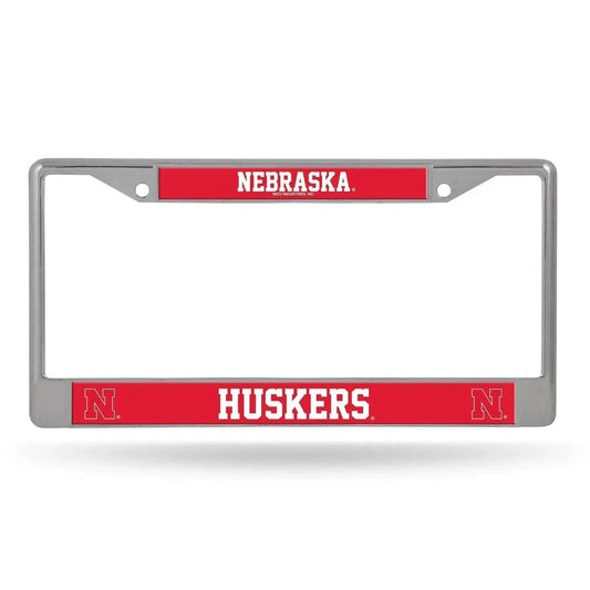  Nebraska Cornhuskers Chrome License Plate Frame Insert -  ToylandEU™