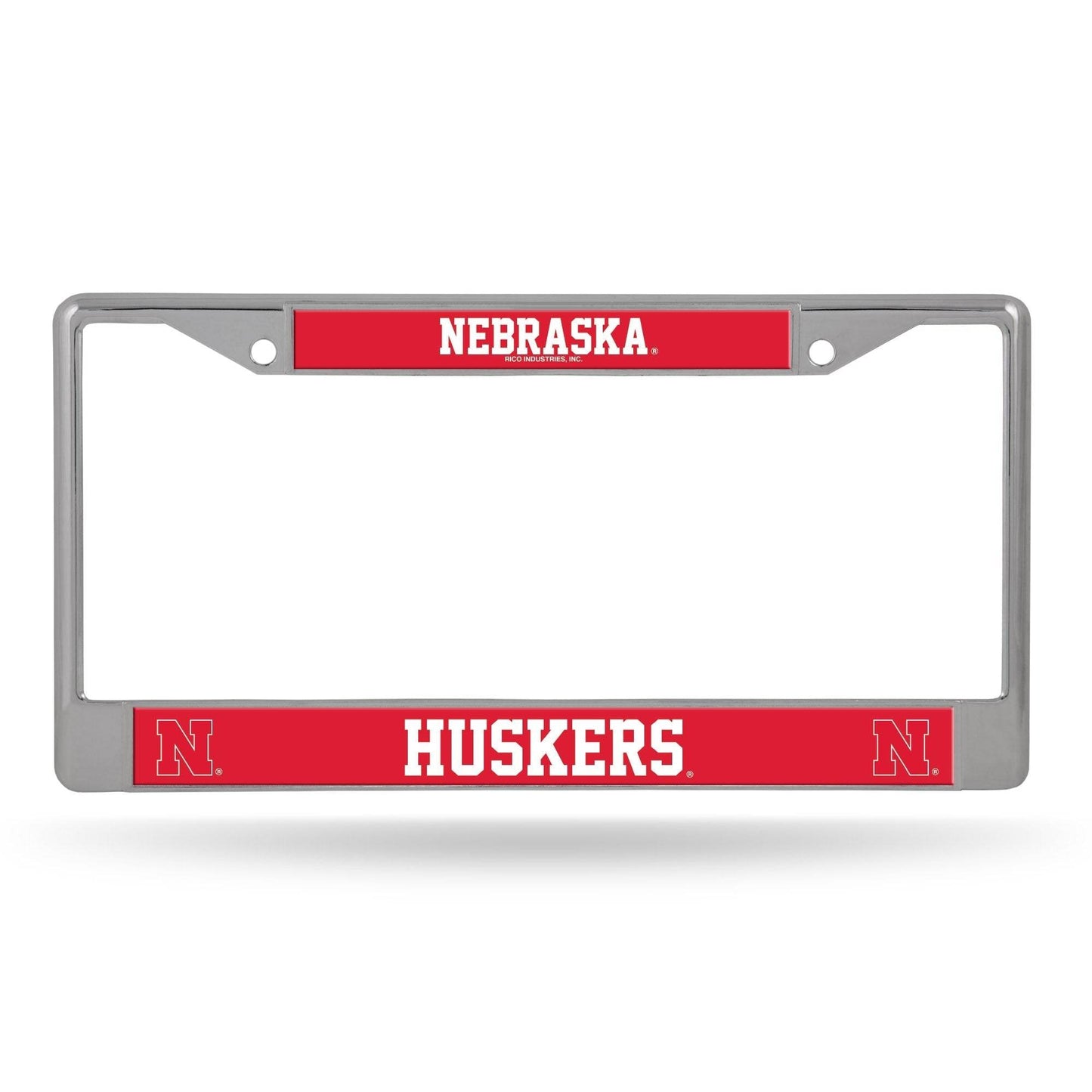 Nebraska Cornhuskers Chrome License Plate Frame Insert - ToylandEU
