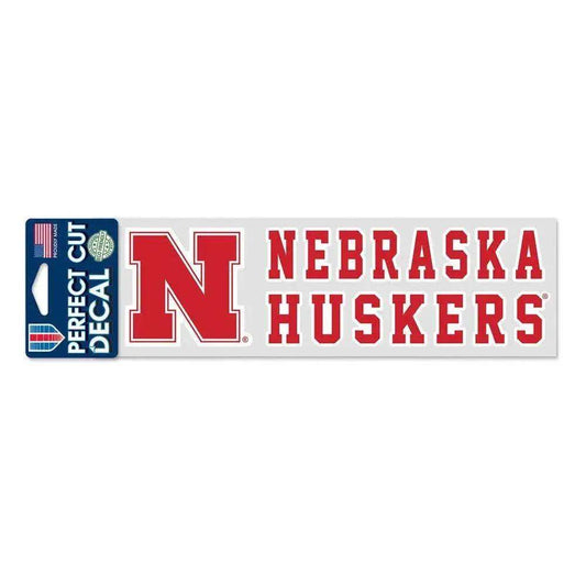  Nebraska Cornhuskers Decal 3x10 Perfect Cut Color Vinyl -  ToylandEU™