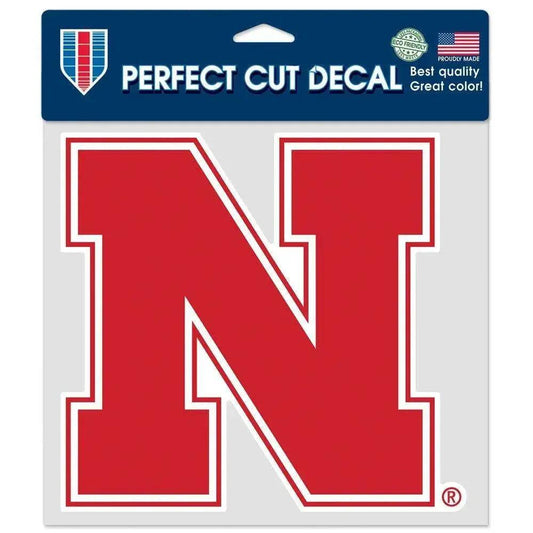 Nebraska Cornhuskers Decal 8x8 Die Cut Color -  ToylandEU™