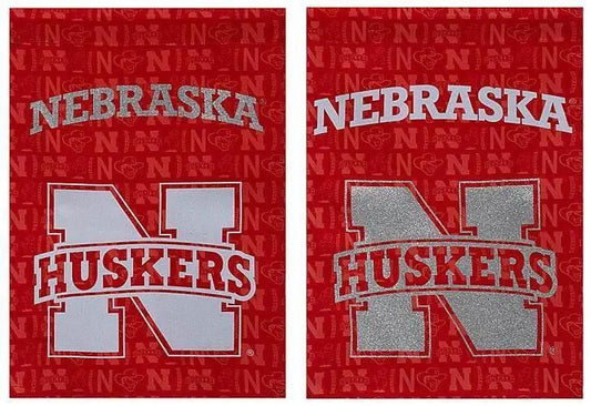  Nebraska Cornhuskers Garden Flag Suede Glitter Accented -  ToylandEU™