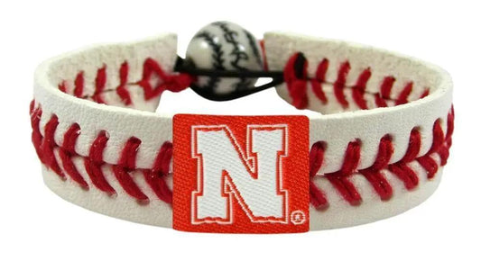  Nebraska Cornhuskers Genuine Leather Baseball Bracelet -  ToylandEU™