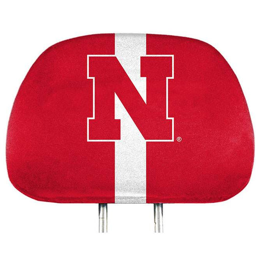 Nebraska Cornhuskers Headrest Covers Full Printed Style - ToylandEU