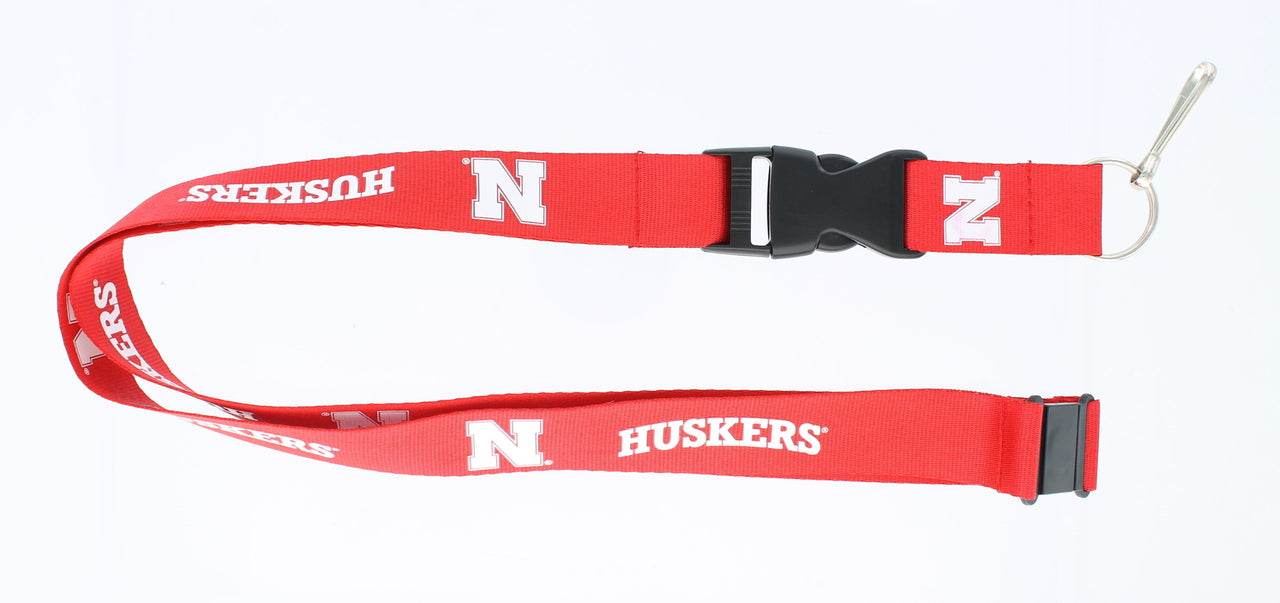 Nebraska Cornhuskers Lanyard Red Breakaway Quick Release - ToylandEU