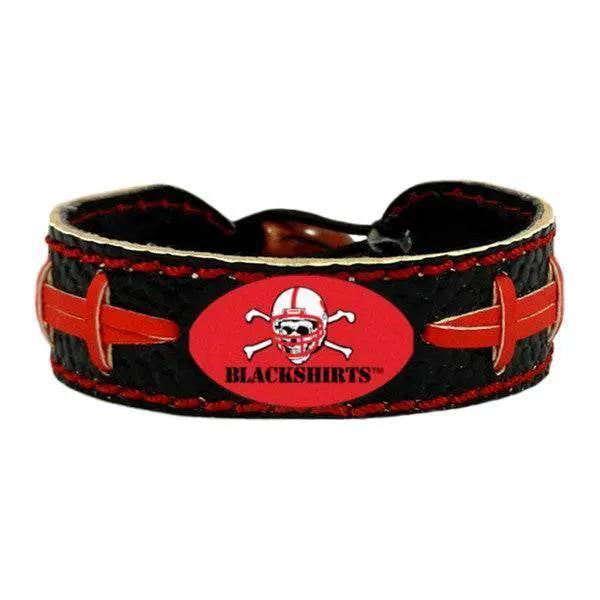  Nebraska Cornhuskers Leather Bracelet Team Color Football -  ToylandEU™