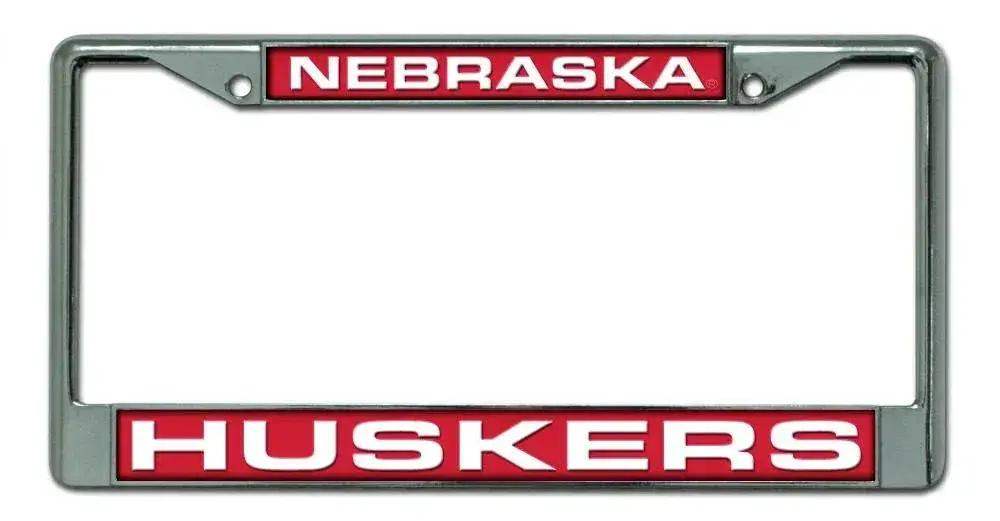  Nebraska Cornhuskers License Plate Frame Chrome Laser Cut -  ToylandEU™