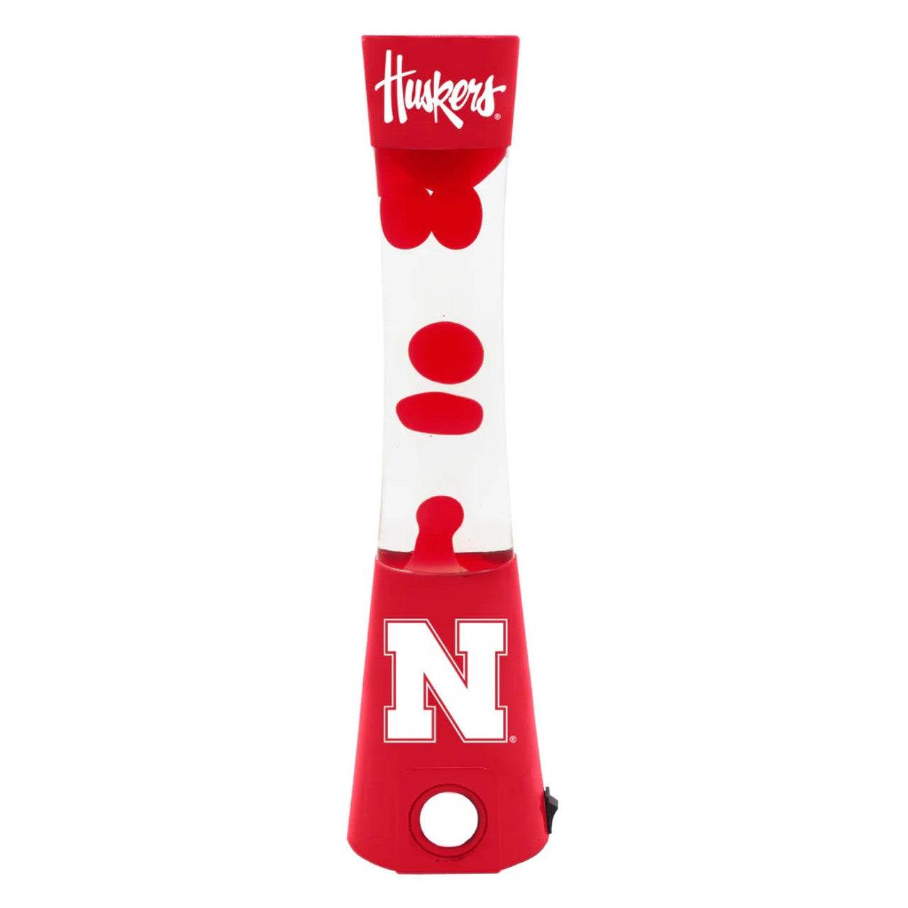 Nebraska Cornhuskers Magma Lamp Bluetooth Speaker Decor - ToylandEU