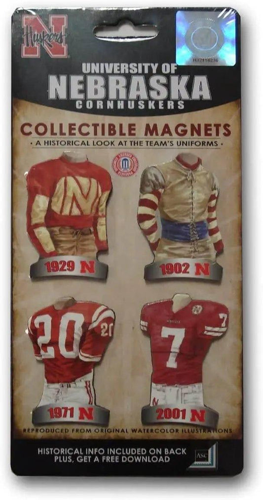  Nebraska Cornhuskers Magnets 4 Pack Collectible Set -  ToylandEU™