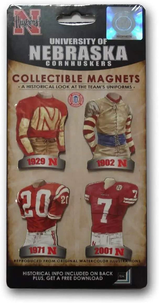  Nebraska Cornhuskers Magnets 4 Pack Collectible Set -  ToylandEU™