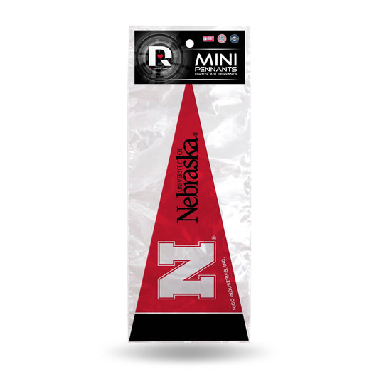 Nebraska Cornhuskers Mini Pennant Set Eight Pieces - ToylandEU
