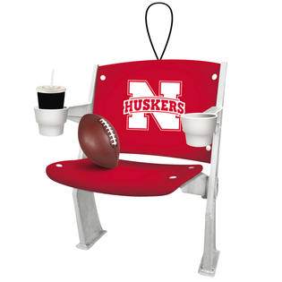 Nebraska Cornhuskers Ornament Stadium Chair Design Keepsake - ToylandEU