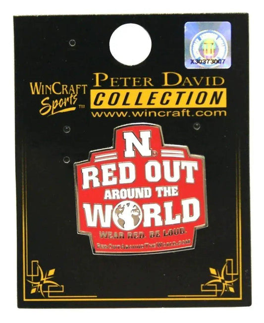  Nebraska Cornhuskers Pin Collector Jewelry Card Style Red Out Design CO -  ToylandEU™