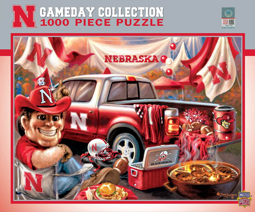 Nebraska Cornhuskers Puzzle 1000 Piece Gameday Design - ToylandEU