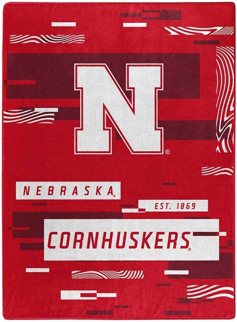 Nebraska Cornhuskers Raschel Blanket 60x80 Digitize Design - ToylandEU