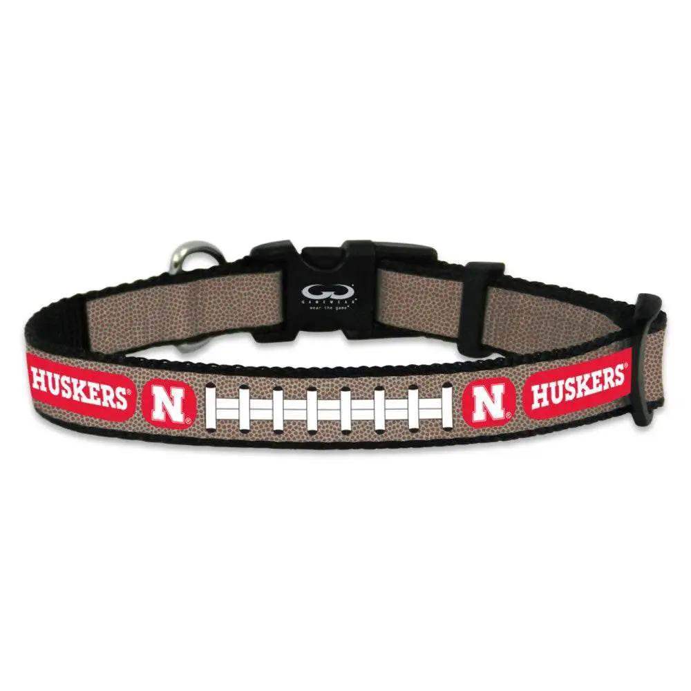 Nebraska Cornhuskers Reflective Football Pet Collar Small - ToylandEU