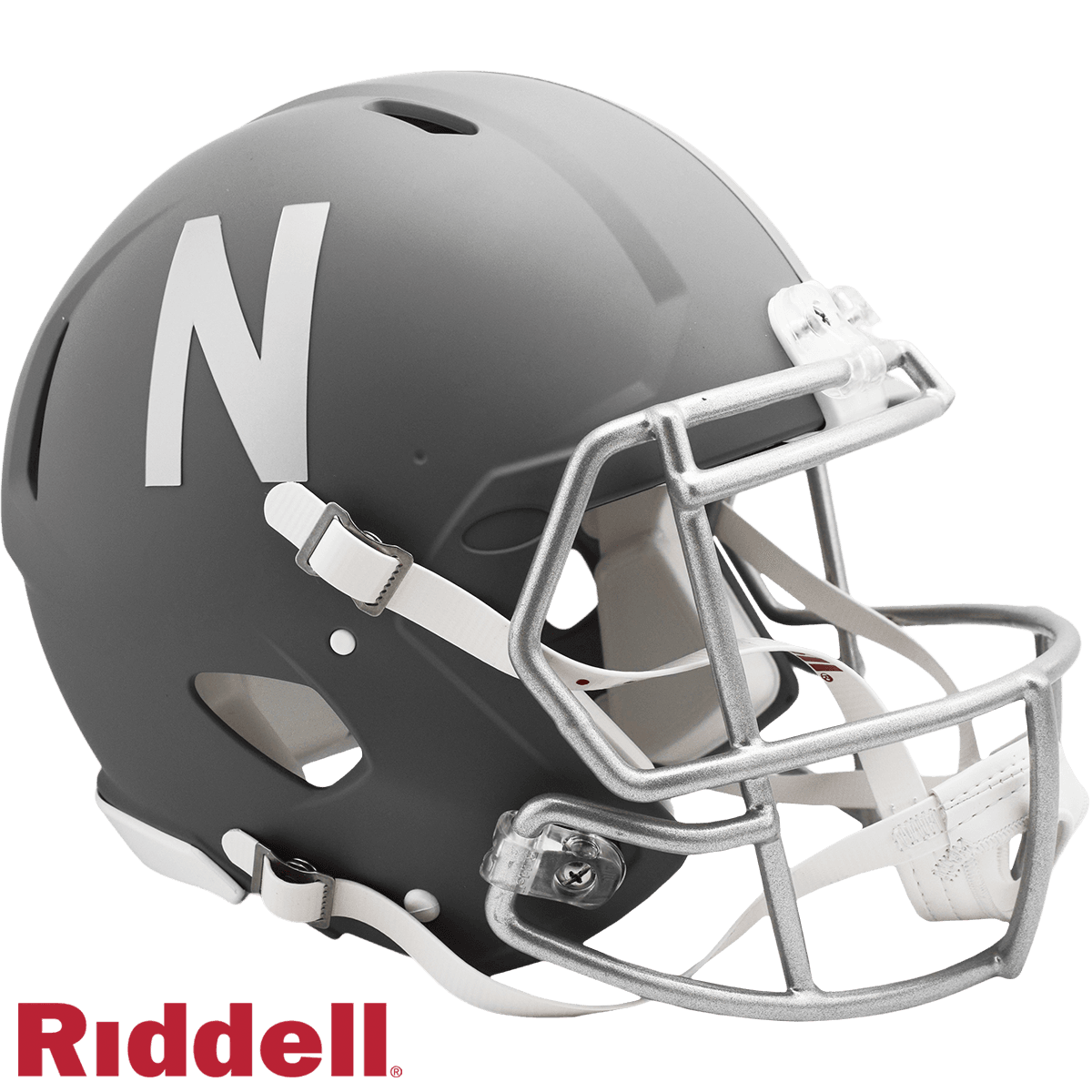 Nebraska Cornhuskers Riddell Authentic Slate Helmet - ToylandEU