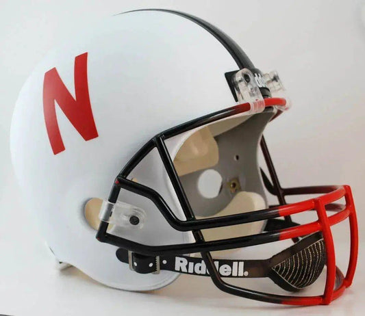  Nebraska Cornhuskers Riddell Deluxe Replica Helmet - Alternate White -  ToylandEU™