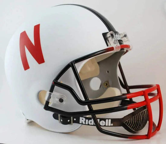  Nebraska Cornhuskers Riddell Deluxe Replica Helmet - Alternate White -  ToylandEU™
