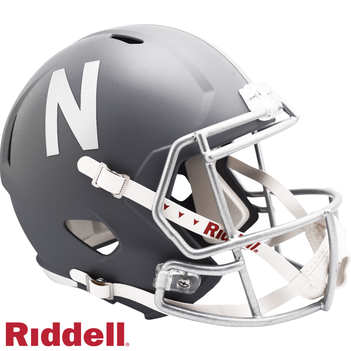 Nebraska Cornhuskers Riddell Replica Full Size Helmet Slate - ToylandEU