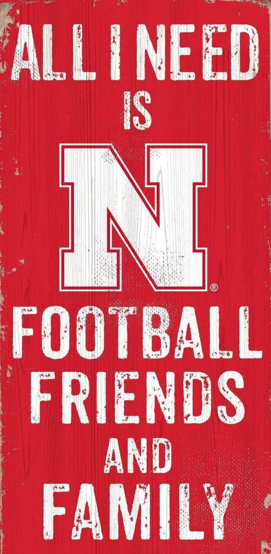  Nebraska Cornhuskers Sign 6x12 Football Family Design Color -  ToylandEU™