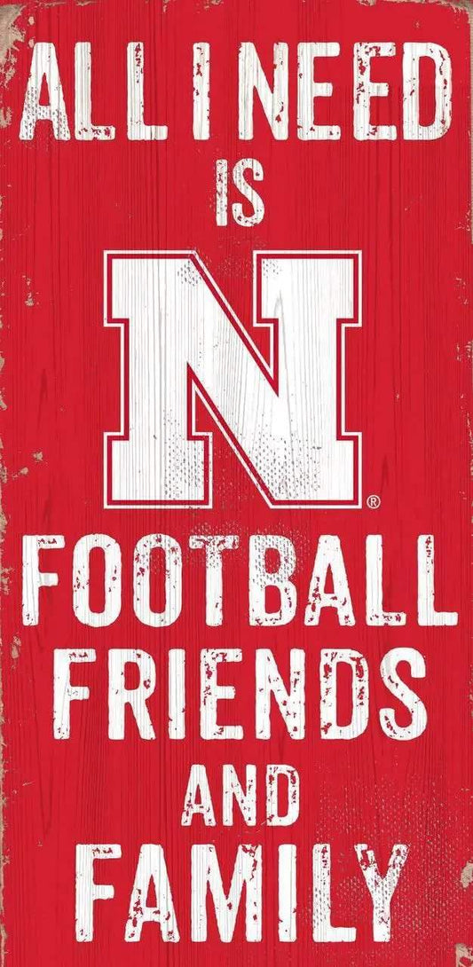  Nebraska Cornhuskers Sign 6x12 Football Family Design Color -  ToylandEU™