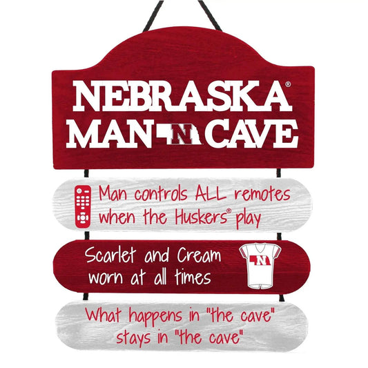  Nebraska Cornhuskers Sign Wood Wall Art for Man Cave -  ToylandEU™