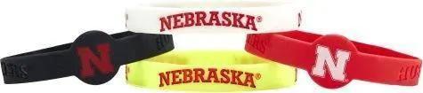  Nebraska Cornhuskers Silicone Bracelets 4 Pack Official -  ToylandEU™
