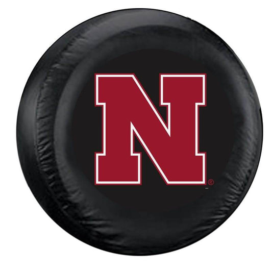 Nebraska Cornhuskers Tire Cover Standard Size Black - ToylandEU