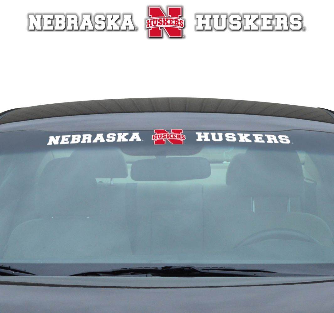 Nebraska Cornhuskers Windshield Decal 35x4 Vinyl Sticker - ToylandEU