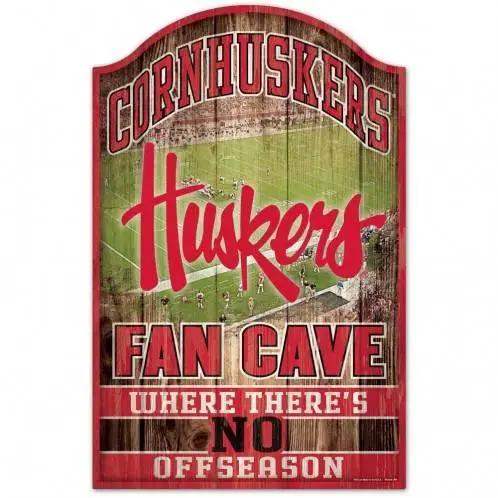  Nebraska Cornhuskers Wood Sign 11x17 Fan Cave Decor -  ToylandEU™