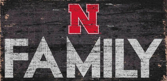  Nebraska Cornhuskers Wood Sign 12x6 Family Design Decor -  ToylandEU™