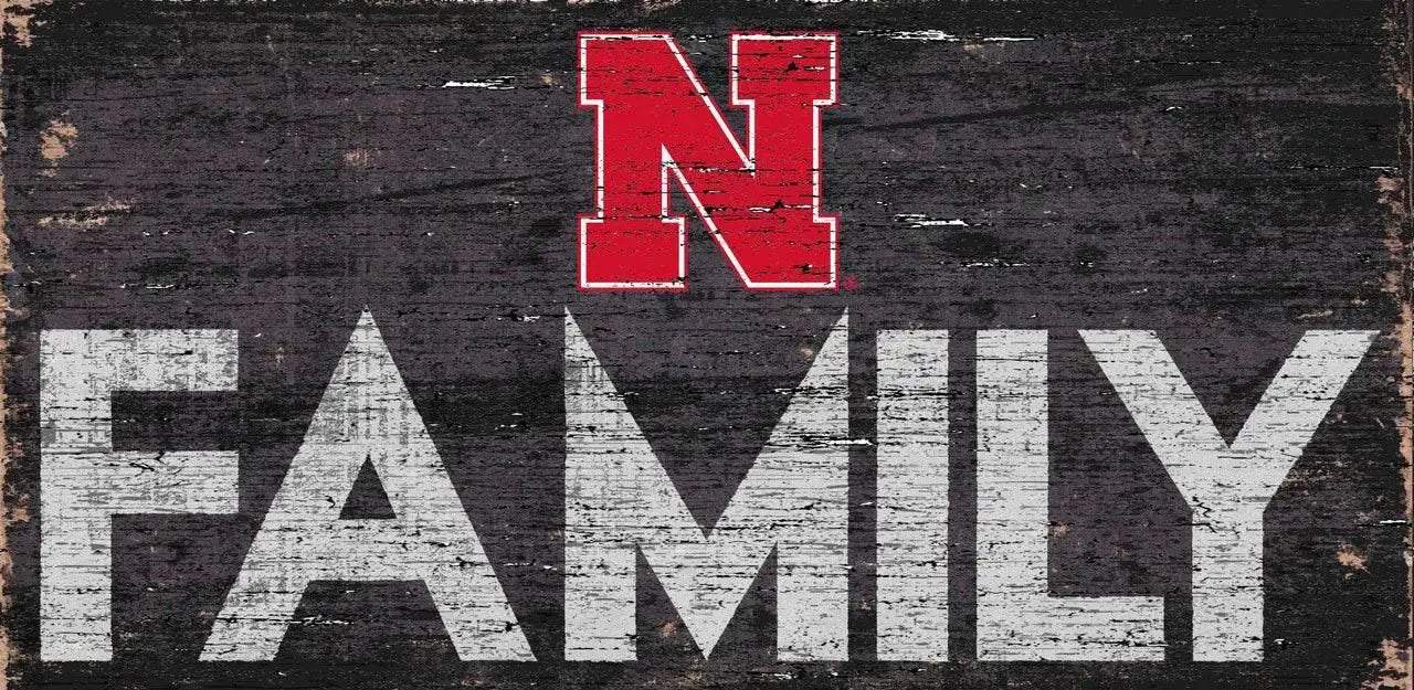  Nebraska Cornhuskers Wood Sign 12x6 Family Design Decor -  ToylandEU™