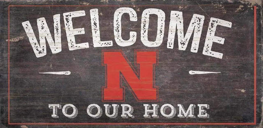  Nebraska Cornhuskers Wood Sign 6x12 Welcome To Our Home -  ToylandEU™