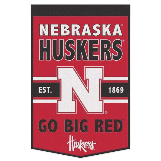  Nebraska Cornhuskers Wool Banner 24x38 Dynasty Slogan -  ToylandEU™